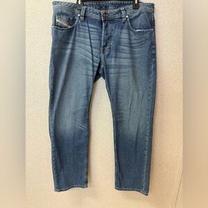 Diesel Men's Slim Straight Jeans - Dark Blue